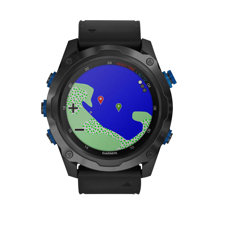 Garmin Descent Mk2i Titanium Carbon Gray DLC avec bracelet noir (remis à neuf certifié Garmin)
