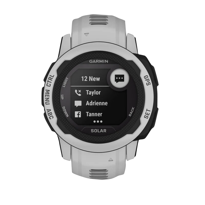 Garmin Instinct 2S Solar, Mist Gray (Garmin Certified Refurbished)