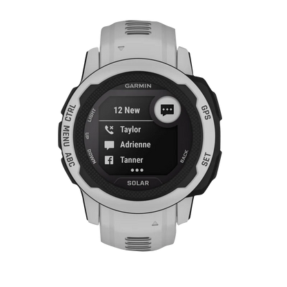 Garmin Instinct 2S Solar, Mist Gray (Garmin Certified Refurbished)