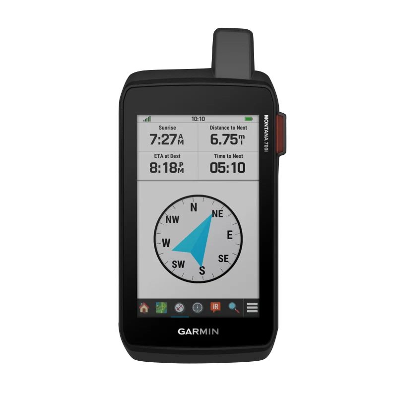 Garmin Montana 700i, GPS portable d'extérieur/de sentier à écran tactile avec cartes TOPO (remis à neuf certifié Garmin)