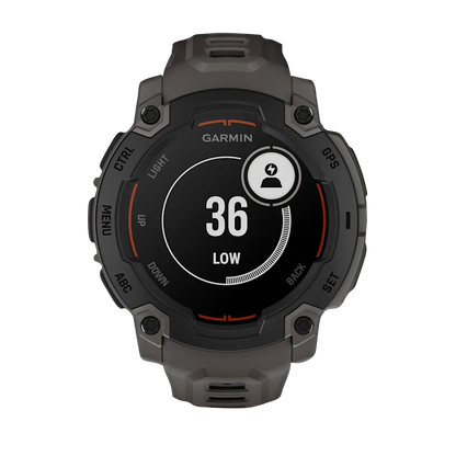 Garmin Instinct E, (45mm) Black with Charcoal Band (010-02933-00)