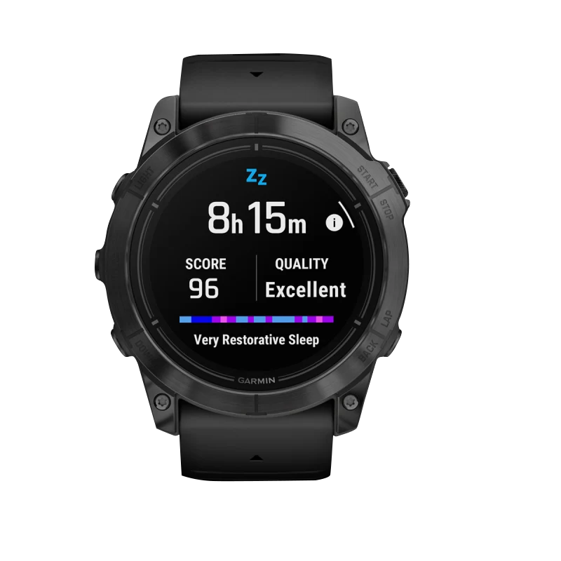 Garmin Epix Pro (Gen 2), 51 mm Édition Standard Gris Ardoise avec Bracelet Noir (010-02804-20)