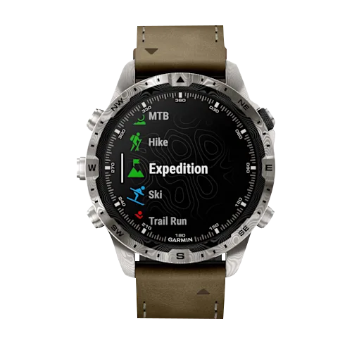 Garmin MARQ Adventurer (Gen 2), Damascus Steel Edition Modern Tool Watch (010-03393-30)