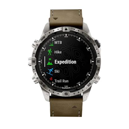 Garmin MARQ Adventurer (Gen 2), Damascus Steel Edition Modern Tool Watch (010-03393-30)