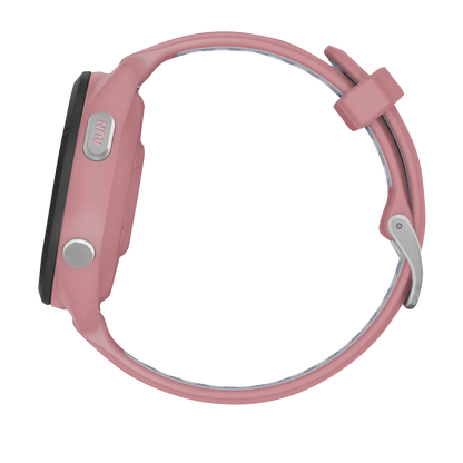 Garmin Forerunner 265S, 42 mm Black Bezel with Light Pink Case and Light Pink/Whitestone Silicone Band (010-02810-05)