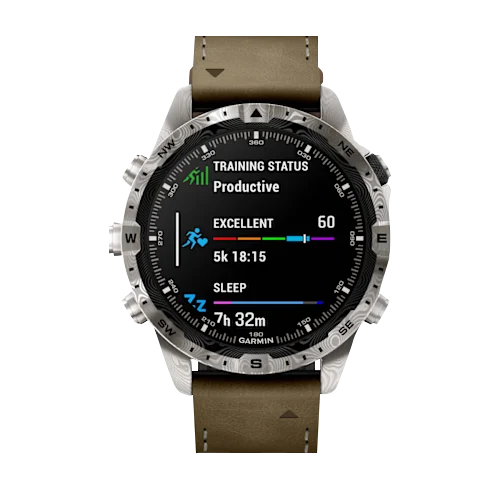 Garmin MARQ Adventurer (Gen 2), Damascus Steel Edition Modern Tool Watch (010-03393-30)