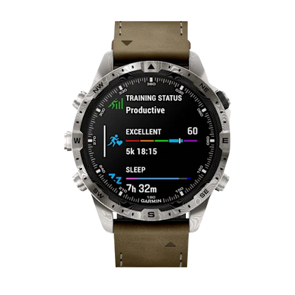 Garmin MARQ Adventurer (Gen 2), Damascus Steel Edition Modern Tool Watch (010-03393-30)