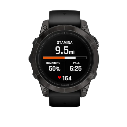 Garmin Epix Pro (Gen 2), 47 mm Sapphire Edition Carbon Gray DLC Titanium with Black Band (010-02803-10)