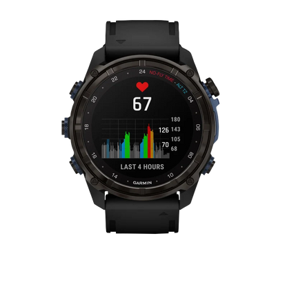 Garmin Descent Mk3i, 51 mm Carbon Gray DLC Titanium with Black Silicone Band and Descent T2 Transceiver