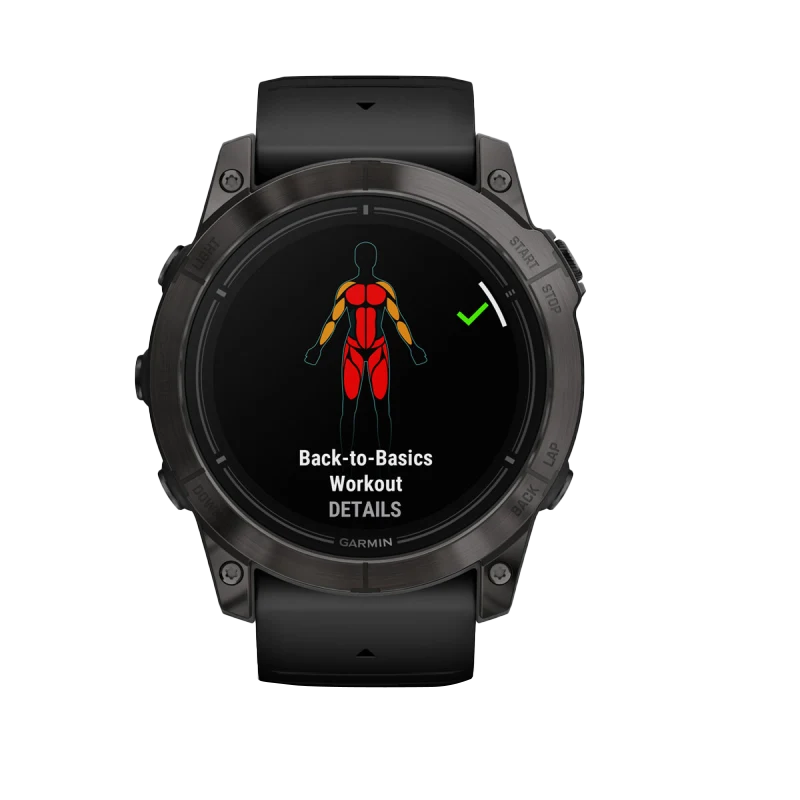 Garmin Epix Pro (Gen 2), 51 mm Sapphire Edition Carbon Gray DLC Titanium with Black Band (010-02804-00)
