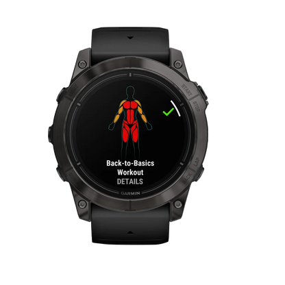 Garmin Epix Pro (Gen 2), 51 mm Sapphire Edition Carbon Gray DLC Titanium with Black Band (010-02804-00)