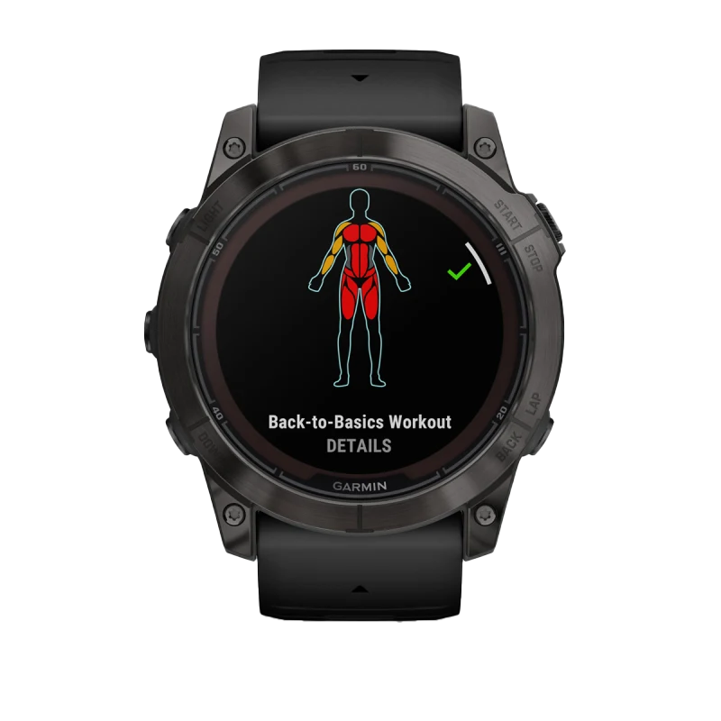 Garmin Fenix 7X Pro Sapphire Solar, Carbon Gray Titanium w/ Black Band (010-02778-10)