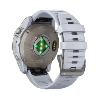 Garmin Epix Pro (Gen 2), 47mm Sapphire, Titanium w/ Whitestone Band (Garmin Certified Refurbished)