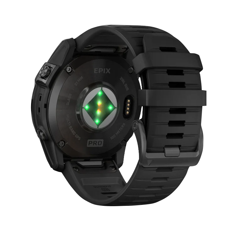 Garmin Epix Pro (Gen 2), 51 mm Édition Standard Gris Ardoise avec Bracelet Noir (010-02804-20)