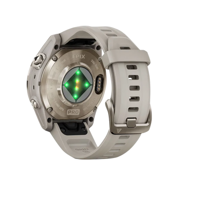 Garmin Epix Pro (Gen 2), 42 mm Sapphire Edition Soft Gold with Light Sand Band (010-02802-10)