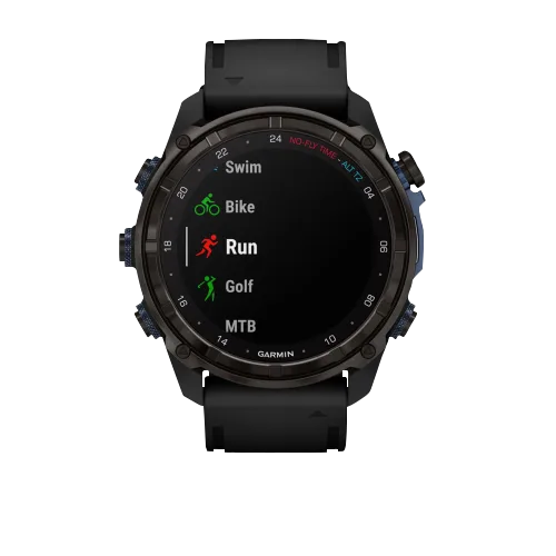 Garmin Descent Mk3i, 51 mm Carbon Gray DLC Titanium with Black Silicone Band (010-02752-10)