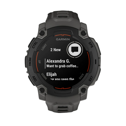 Garmin Instinct E, (45mm) Black with Charcoal Band (010-02933-00)