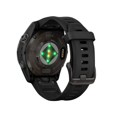 Garmin Epix Pro (Gen 2), 42 mm Sapphire Edition Carbon Gray DLC Titanium with Black Band (010-02802-14)