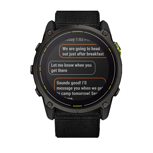 Garmin Enduro 3 Black, Ultraperformance GPS Smartwatch with Navigation, Activity, and Health Features (010-02751-00)