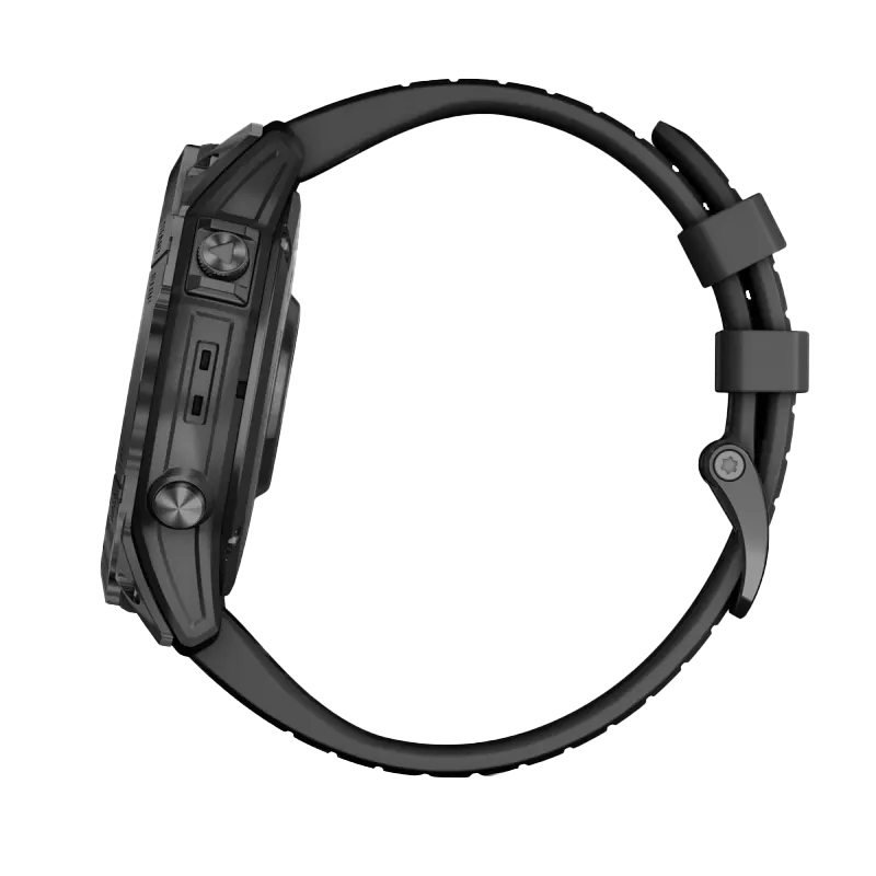 Garmin Epix Pro (Gen 2), 51 mm Édition Standard Gris Ardoise avec Bracelet Noir (010-02804-20)