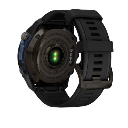 Garmin Descent Mk3i, 51 mm Carbon Gray DLC Titanium with Black Silicone Band and Descent T2 Transceiver