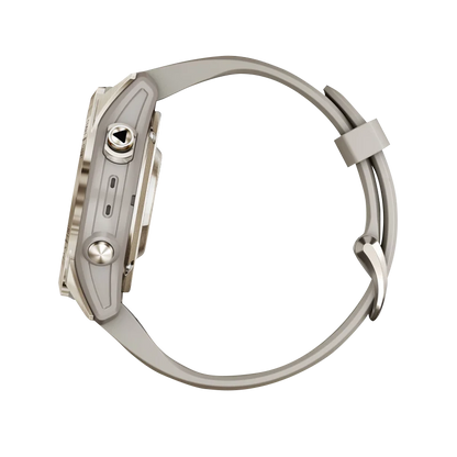 Garmin Epix Pro (Gen 2), 42 mm Sapphire Edition Soft Gold with Light Sand Band (010-02802-10)