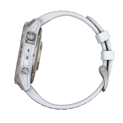Garmin Epix Pro (Gen 2), 47mm Sapphire, Titanium w/ Whitestone Band (Garmin Certified Refurbished)