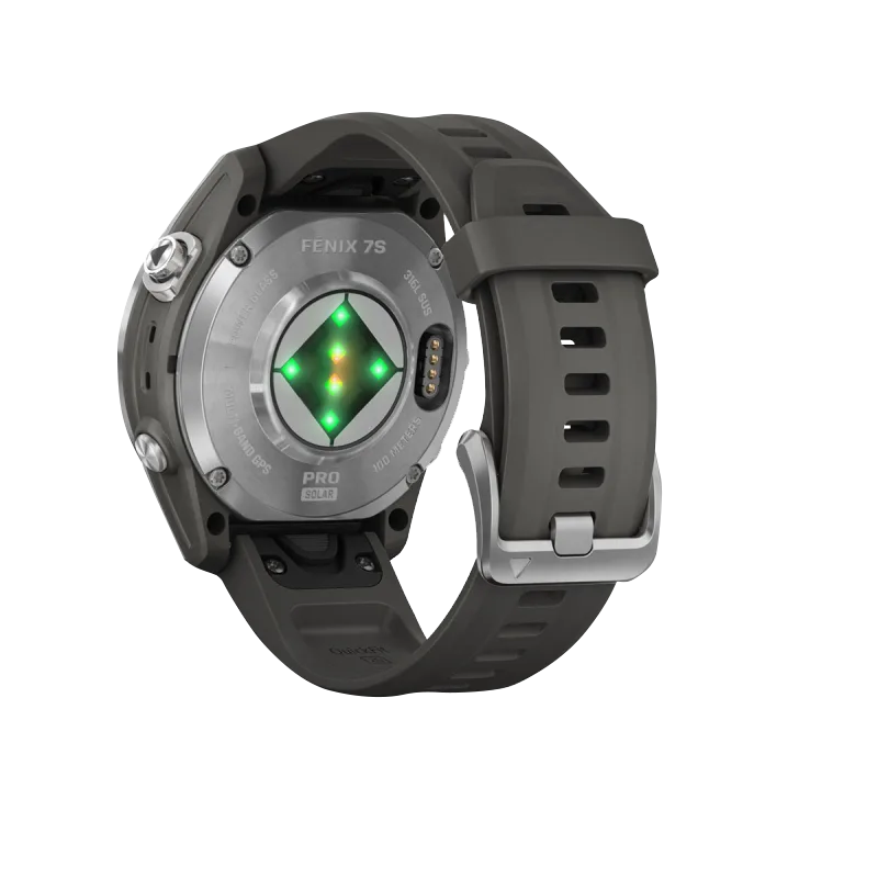 Garmin Fenix 7S Pro Solar Edition Silver with Graphite Band (010-02776-00)