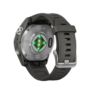 Garmin Fenix 7S Pro Solar Edition Silver with Graphite Band (010-02776-00)