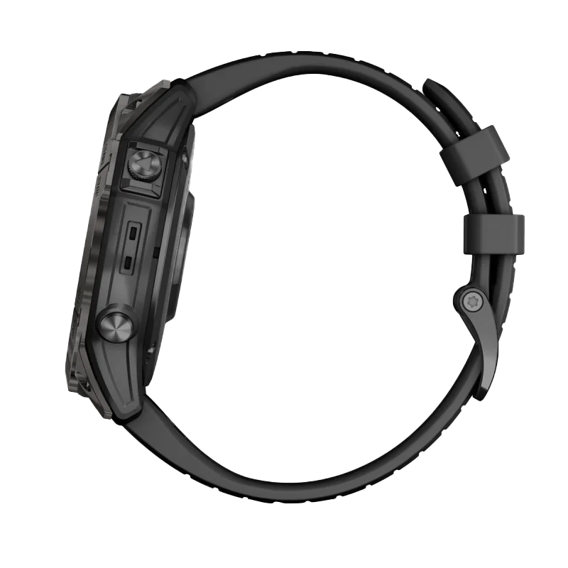 Garmin Epix Pro (Gen 2), 51 mm Sapphire Edition Carbon Gray DLC Titanium with Black Band (010-02804-00)