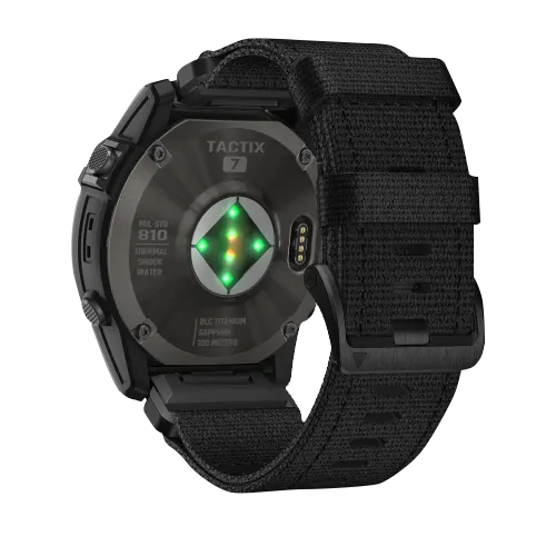 Montre GPS tactique haut de gamme Garmin Tactix 7, édition AMOLED avec écran couleur adaptatif (010-02931-00)