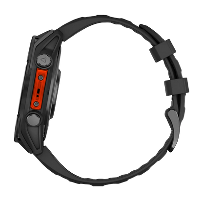 Garmin Fenix 8, 51 mm AMOLED, Slate Gray with Black Silicone Band (010-02905-00)
