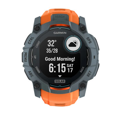 Garmin Instinct 3 Solar, (50mm) Twilight with Solstice Band (010-02935-01)