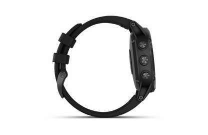 Garmin Fenix 5 Plus Sapphire Black w/ Black Band (010-01988-00)