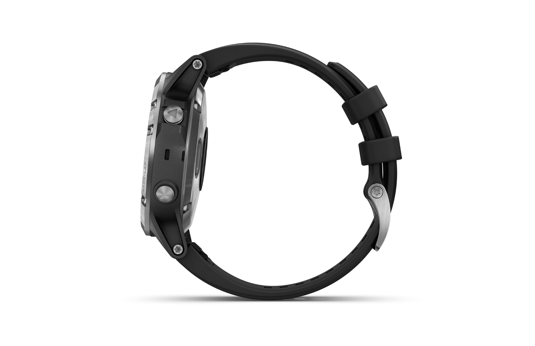 Garmin Fenix 5 Plus, Silver with Black Band (010-01988-10)