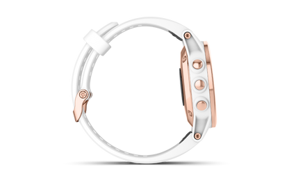 Garmin Fenix 5S Plus Sapphire Rose Goldtone w/ Carrara White Band (010-01987-06)