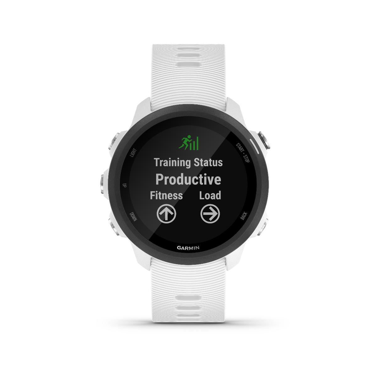 Garmin Forerunner 245 Music, White, Premium Fitness GPS Smartwatch for Runners (010-02120-21)
