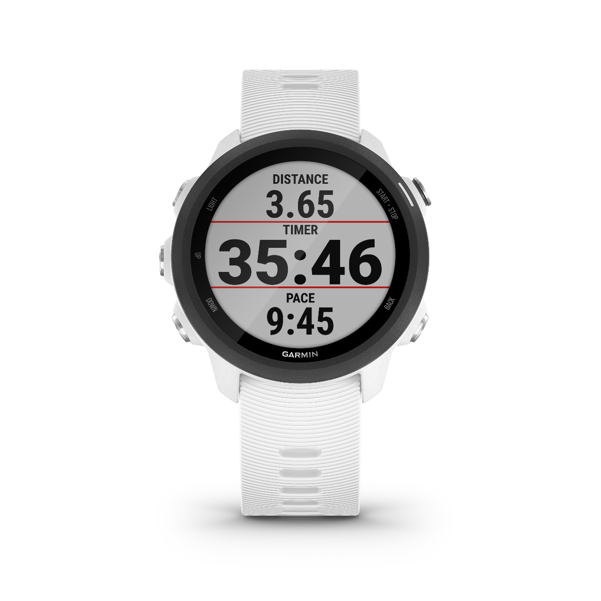 Garmin Forerunner 245 Music, White, Premium Fitness GPS Smartwatch for Runners (010-02120-21)