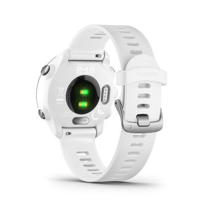 Garmin Forerunner 245 Music, White, Premium Fitness GPS Smartwatch for Runners (010-02120-21)