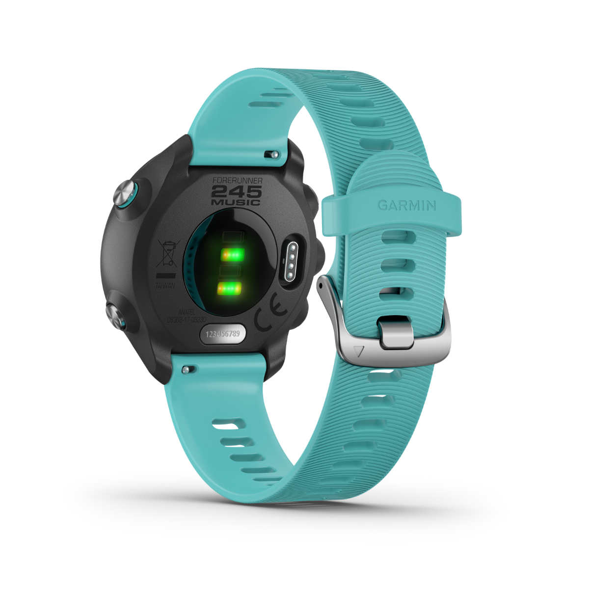 Garmin Forerunner 245 Music, Aqua, Premium Fitness GPS Smartwatch for Runners (Garmin Certified Refurbished)