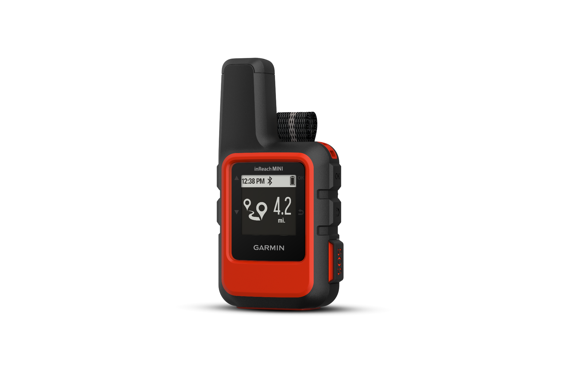 Garmin Inreach Mini, Orange, Rugged & Lightweight GPS Satellite Communicator w/ InReach & SOS (Garmin Certified Refurbished)