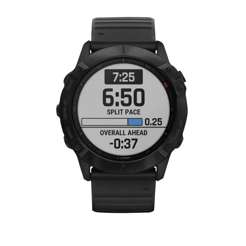 Garmin Fenix 6X Pro, Black with Black Band (Garmin Certified Refurbished)