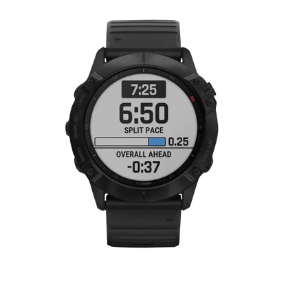 Garmin Fenix 6X Pro, Black with Black Band (Garmin Certified Refurbished)