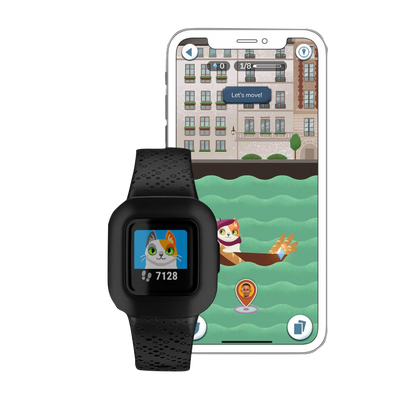 Garmin Vívofit jr. 3, Black Cosmic Watch for Kids (Garmin Certified Refurbished)