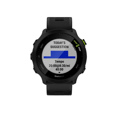 Garmin Forerunner 55, Black (Garmin Certified Refurbished)