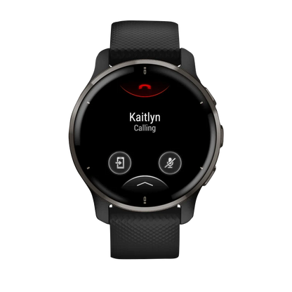 Garmin Venu 2 Plus, Slate/Stainless Steel Bezel w/ Black Case (Garmin Certified Refurbished)