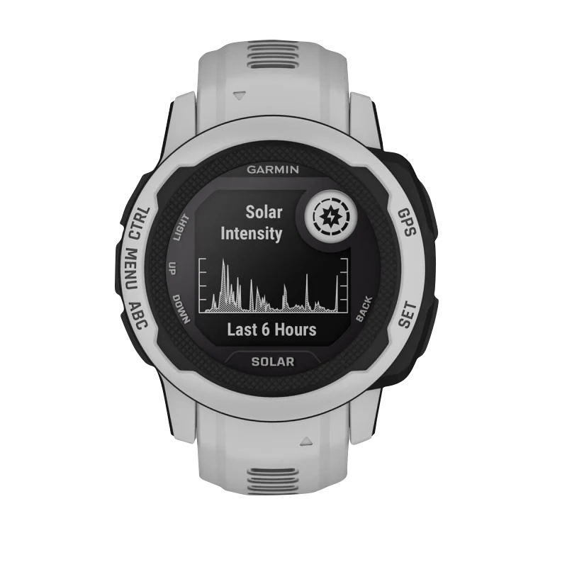 Garmin Instinct 2S Solar, Mist Gray (Garmin Certified Refurbished)