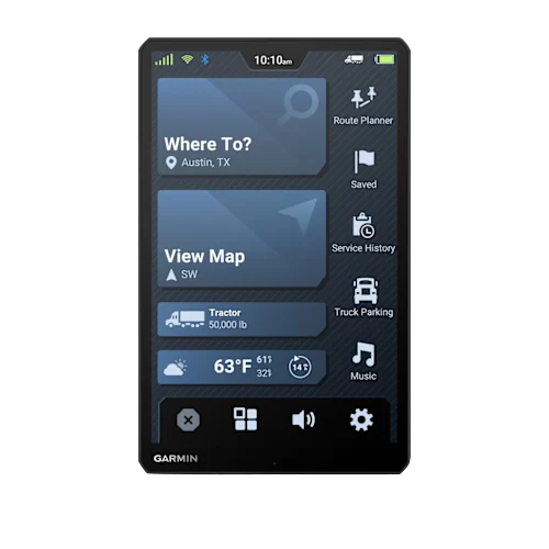 Garmin Dezl OTR820, 8 inch GPS Truck Navigator, (010-02925-00) offers intuitive navigation for truck drivers.
