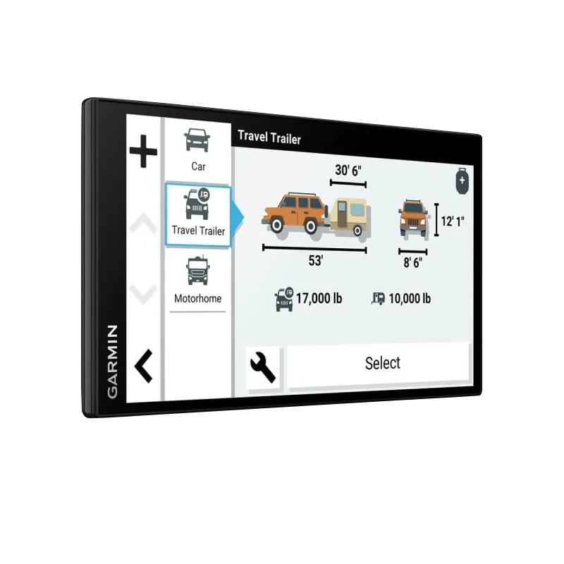 Navigateur pour camping-car Garmin RV 795 7" (certifié remis à neuf Garmin)