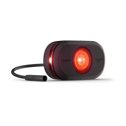 Garmin Varia eRTL615 radar tail light for eBikes, black housing with bright red LED
